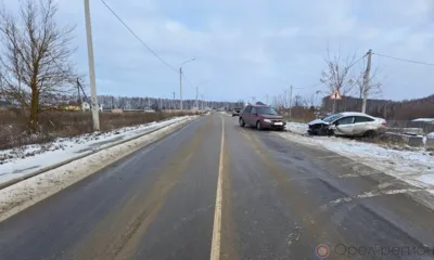 Под Орлом в ДТП пострадали четыре человека
