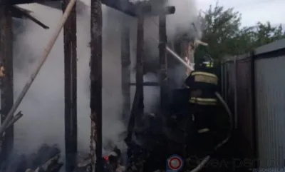 Горящая веранда в Нарышкино чуть не стала причиной крупного пожара