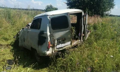 За один день в Орловской области два автомобиля улетели в кювет