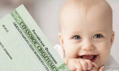 Орловский СФР проактивно оформил более 1100 СНИЛС для новорождённых