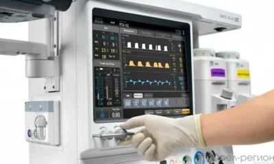 В Ливенской ЦРБ появился новый наркозно-дыхательный аппарат