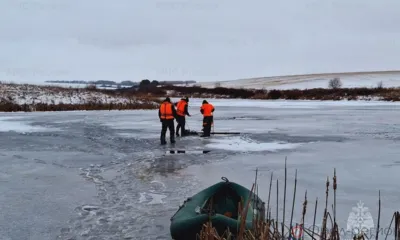 Орловец утонул во время зимней рыбалки