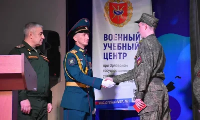 Более 30 выпускников Военного учебного центра ОГУ имени И. С. Тургенева получили военные билеты