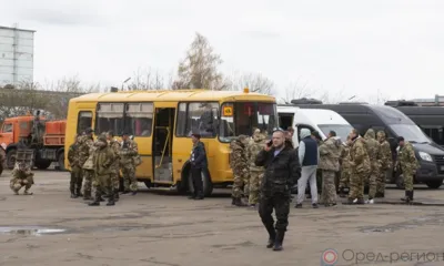 24 октября из Орла в учебный центр отправилась очередная группа мобилизованных орловцев