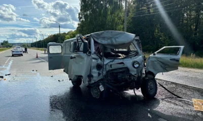 На орловской трассе в тройном ДТП погиб водитель УАЗа