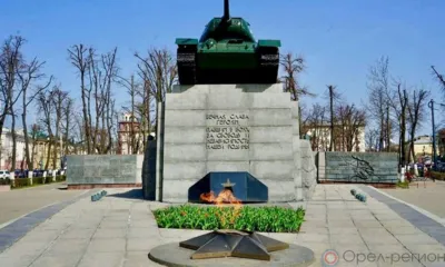 В Орле в сквере Танкистов высадят около 10 тысяч цветов