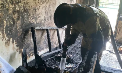 В Орле при пожаре спасли двух человек