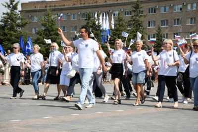 Фото 6. Труженики региона отметили День города Орла парадом предприятий