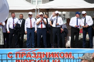 Фото 8. Труженики региона отметили День города Орла парадом предприятий