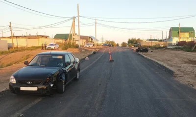 В Орле мотоциклист спровоцировал ДТП и попал в больницу