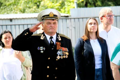 Фото 7. В Орле открыли памятный знак в честь героического экипажа атомной подлодки «К-8»