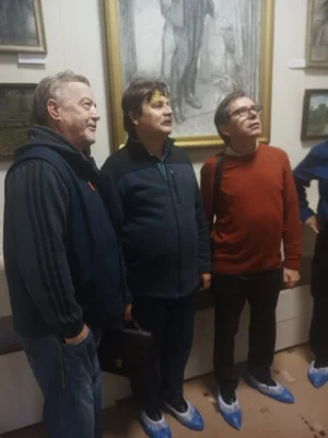 Фото 1. В Орле отметили 110-летие со дня рождения художника Андрея Курнакова