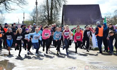 В Нарышкино прошёл легкоатлетический пробег, посвящённый 76-й годовщине Великой Победы