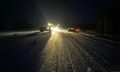 В Орловской области лоб в лоб столкнулись две Lada Largus