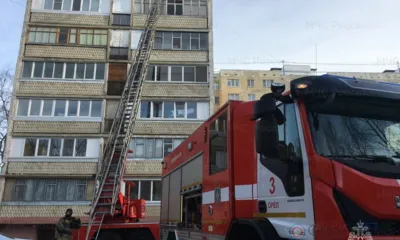 В квартире девятиэтажки на ул. 4-ой Курской в Орле загорелся вентилятор