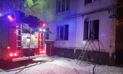 В Мценске пожарные спасли пять человек и трёх кошек