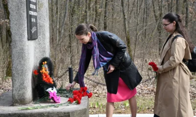 Фото 1. В деревне Гать Орловского МО прошли памятные акции