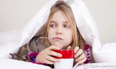 Юные орловцы стали чаще болеть гриппом, ОРВИ и внебольничными пневмониями