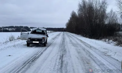 В Новосильском районе пьяный мужчина попал в ДТП и скрылся