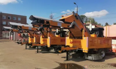 Орловская «Спецавтобаза» получила в распоряжения три новые ПУМы