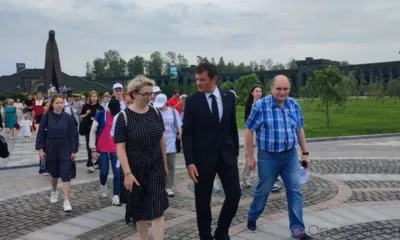 Орловская делегация посетила открытие фотовыставки, приуроченной к 80-летию начала Курской битвы