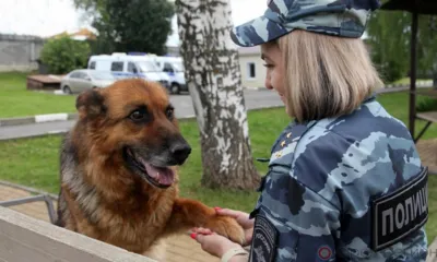 Специалисты-кинологи орловского УМВД отмечают профессиональный праздник