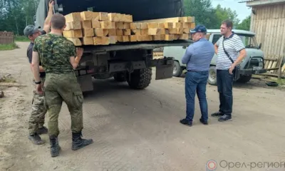 Из Орла в зону СВО отправлена партия стройматериалов