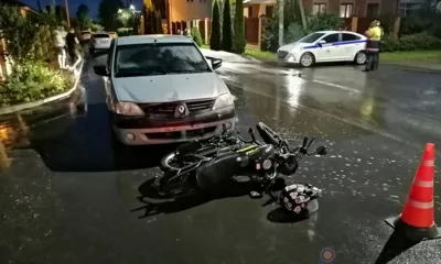 В Орле пассажирка мопеда пострадала после столкновения с автомобилем
