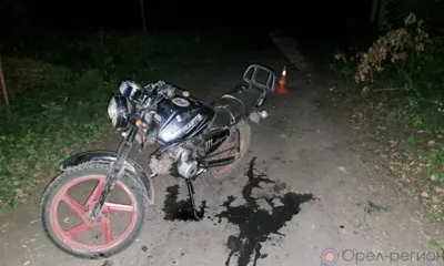 В Глазуновском районе в ДТП с мотоциклом пострадали два человека