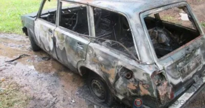 Орловец угнал и сжёг чужой автомобиль