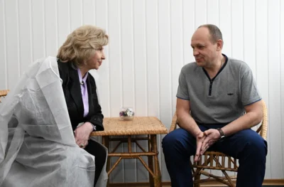 Фото 4. Уполномоченный по правам человека в РФ Татьяна Москалькова привезла в Орёл лекарства на 24 миллиона рублей