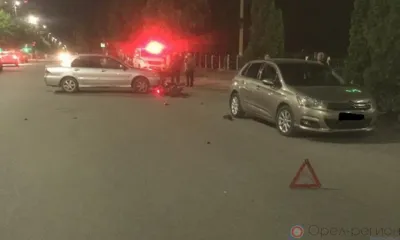 В Ливнах несовершеннолетний мотоциклист без прав попал в аварию