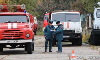 Водители орловских пожарно-спасательных частей показали мастерство в управлении автомобилями