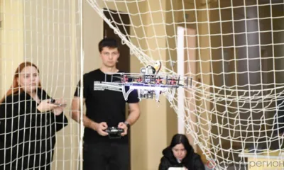 Орловские школьники соревнуются в летающей робототехнике