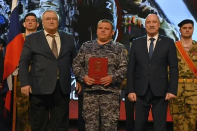 Фото 5. В Орле торжественно отметили 10-летие войск национальной гвардии РФ