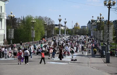 Фото 1. В центре Орла появился «Город в картинках»