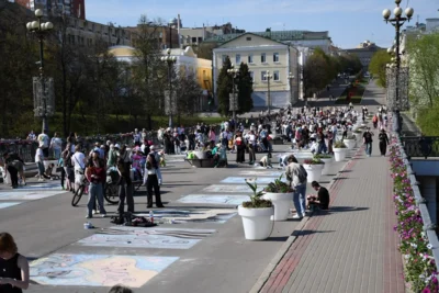 Фото 4. В центре Орла появился «Город в картинках»