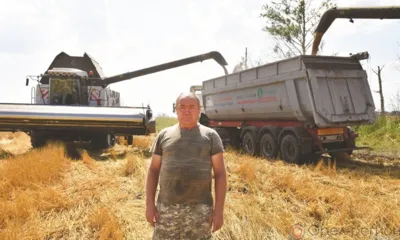 С каждым днём наращивают темпы уборки зерновых земледельцы «Орёл Нобель-Агро»