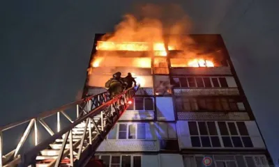 В Орле из горящей многоэтажки спасли 11 человек