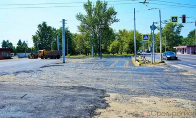 В Северном районе Орла продолжается ремонт проблемного проезда вдоль Московского шоссе