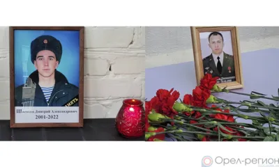 В Ливнах открыли две мемориальные доски с именами погибших в ходе спецоперации на Украине бойцов