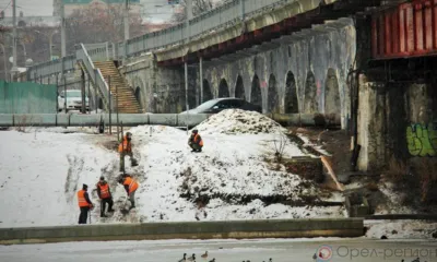 Орёл готовится к закрытию Красного моста