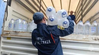 Фото 3. Из Орла в Запорожскую область отправлено 7,5 тонн питьевой воды