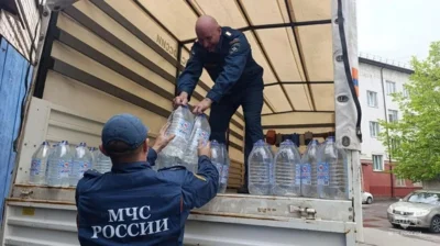 Фото 4. Из Орла в Запорожскую область отправлено 7,5 тонн питьевой воды