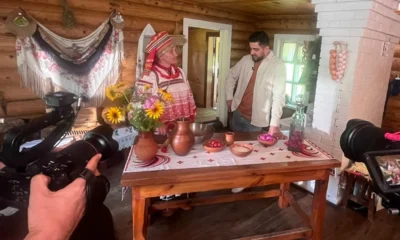 Фото 1. В Спасском-Лутовинове прошли съёмки программы «Гастротур» телеканала «Пятница»