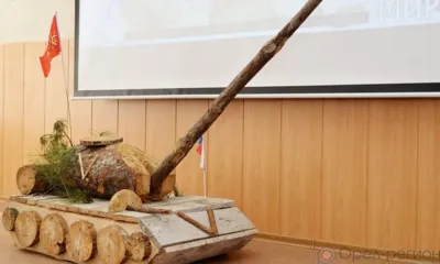 Орловские военные поблагодарили учеников лицея №1 за поддержку