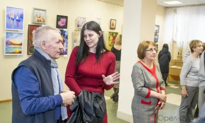 В Орле открылась международная художественная выставка самодеятельных авторов «Краски для души»