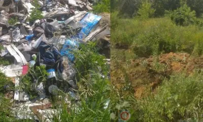 В Орловской области ликвидировали три больших несанкционированных свалки