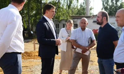 Андрей Клычков оценил ход строительства физкультурно-оздоровительного комплекса в Орле