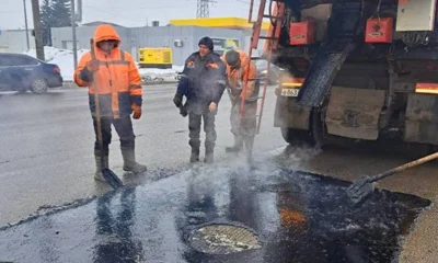 В Орле зимой ремонтируют дороги